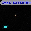 2MASS J11363543-0001135
