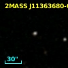 2MASS J11363680-0004263