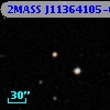 2MASS J11364105-0010090