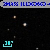 2MASS J11363863-0010353