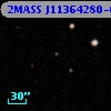 2MASS J11364280-0010553