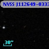 NVSS J112649-033313