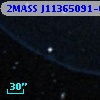 2MASS J11365091-0953025