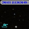 2MASS J11363649-1938072