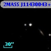 2MASS J11430043+3118076