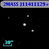 2MASS J11411129+3121005