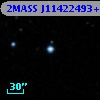 2MASS J11422493+3216521