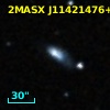 2MASX J11421476+1958350