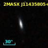 2MASX J11435805+2048233