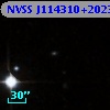 NVSS J114310+202300