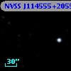 NVSS J114555+205538