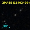 2MASS J11402499+1527507