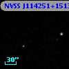 NVSS J114251+151355