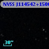 NVSS J114542+150048