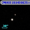 2MASS J11431625+1123421