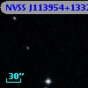 NVSS J113954+133239