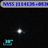 NVSS J114138+083028