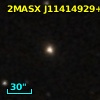 2MASX J11414929+0748470