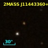 2MASS J11443360+0705421