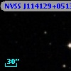 NVSS J114129+051325