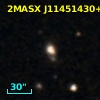 2MASX J11451430+0211403