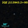 2QZ J113943.2+002117
