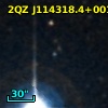 2QZ J114318.4+001210
