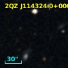 2QZ J114324.0+000128
