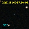 2QZ J114057.9+015600