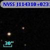 NVSS J114310+023106