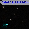 2MASS J11380363+0013436