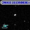 2MASS J11380036+0007032