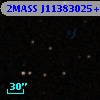 2MASS J11383025+0016378