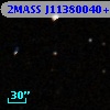 2MASS J11380040+0006022
