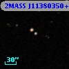 2MASS J11380350+0002220