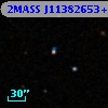 2MASS J11382653+0001020