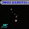 2MASS J11381711+0000218