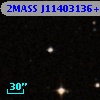 2MASS J11403136+0011429