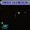 2MASS J11402618+0012307