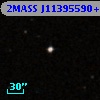 2MASS J11395590+0016294