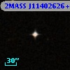 2MASS J11402626+0008533