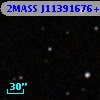 2MASS J11391676+0006285