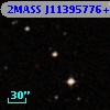 2MASS J11395776+0001188