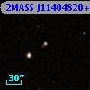 2MASS J11404820+0000127