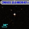 2MASS J11403847+0001523