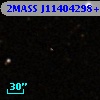 2MASS J11404298+0000337