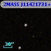 2MASS J11421731+0014171