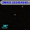 2MASS J11414141+0015341