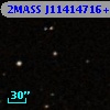 2MASS J11414716+0007119