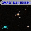 2MASS J11415889+0010580
